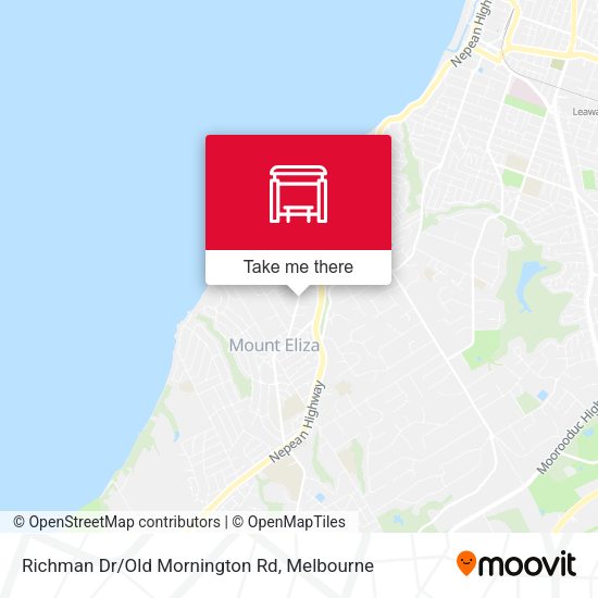 Richman Dr/Old Mornington Rd map