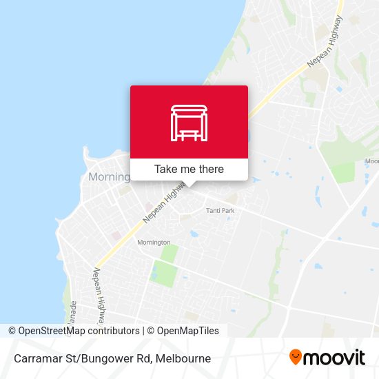 Carramar St/Bungower Rd map