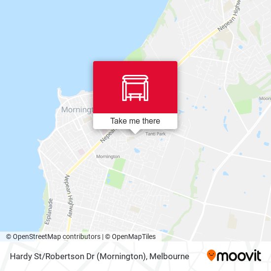 Hardy St / Robertson Dr (Mornington) map