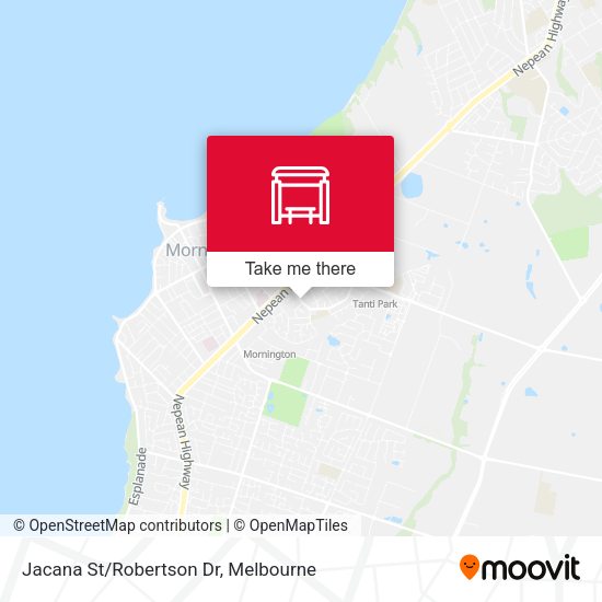 Jacana St/Robertson Dr map