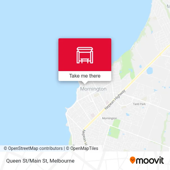 Mapa Queen St/Main St