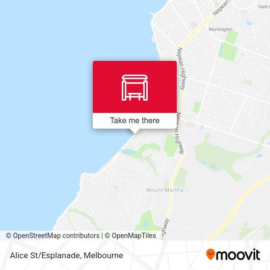 Alice St/Esplanade map