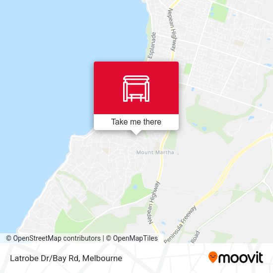 Latrobe Dr/Bay Rd map