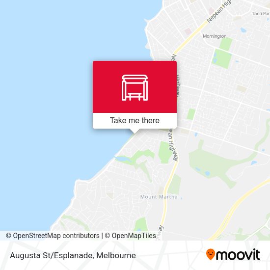Augusta St/Esplanade map