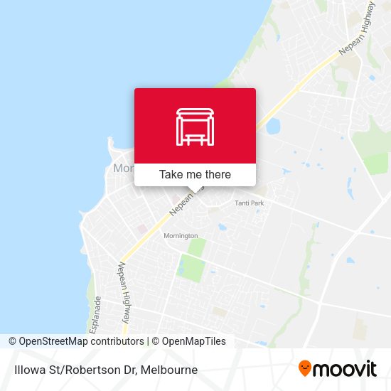 Illowa St/Robertson Dr map