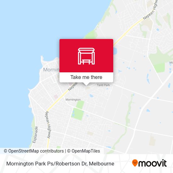 Mornington Park Ps / Robertson Dr map