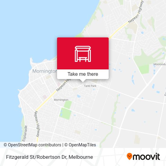 Fitzgerald St/Robertson Dr map