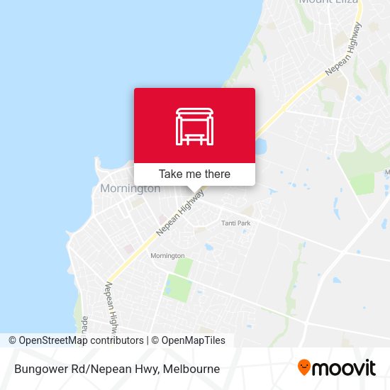 Bungower Rd/Nepean Hwy map
