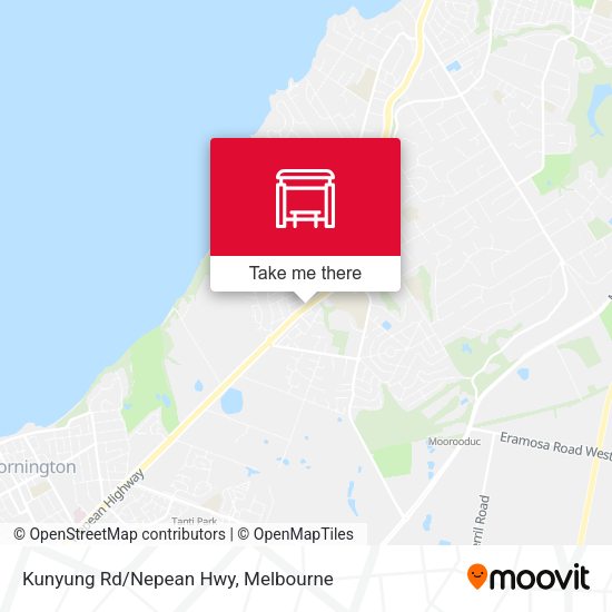 Kunyung Rd/Nepean Hwy map