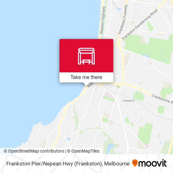 Mapa Frankston Pier / Nepean Hwy