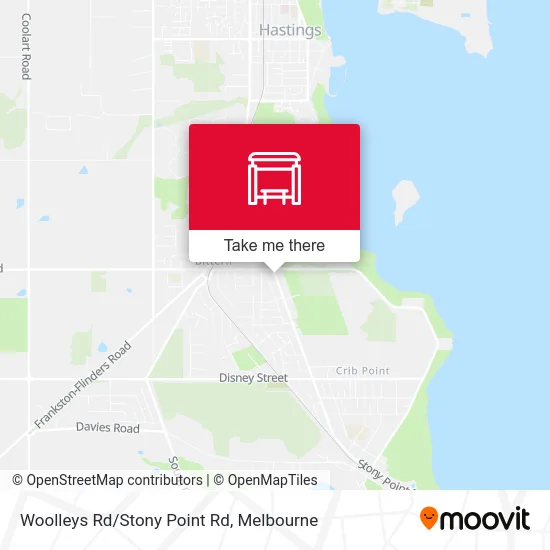 Woolleys Rd/Stony Point Rd map