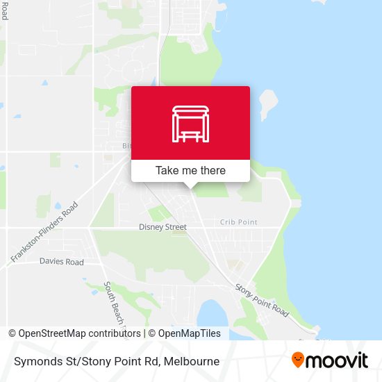 Symonds St/Stony Point Rd map