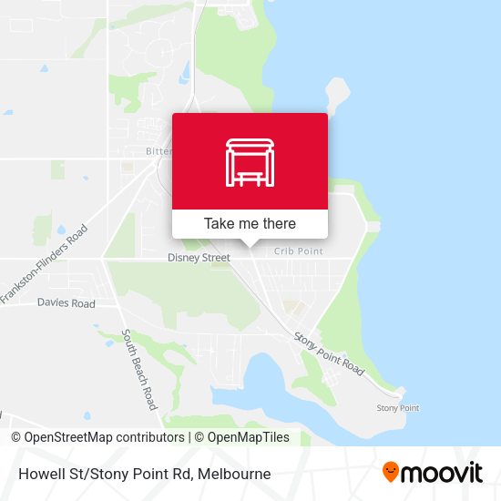 Howell St/Stony Point Rd map