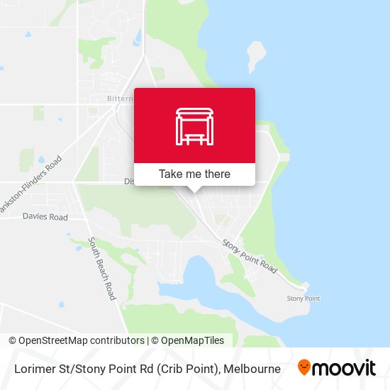 Lorimer St / Stony Point Rd (Crib Point) map