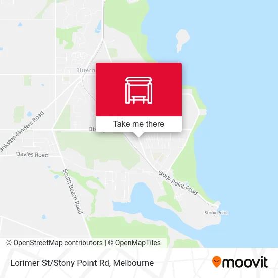 Lorimer St/Stony Point Rd map