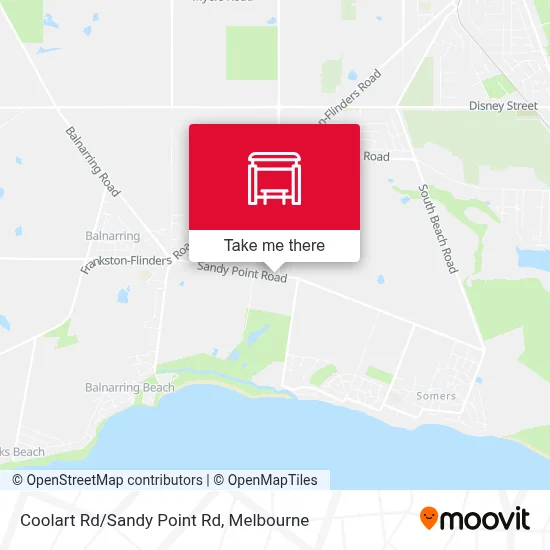 Mapa Coolart Rd/Sandy Point Rd