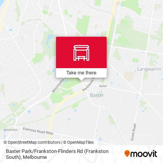 Baxter Park / Frankston-Flinders Rd (Frankston South) map