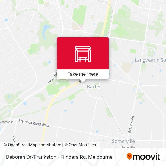 Deborah Dr / Frankston - Flinders Rd map