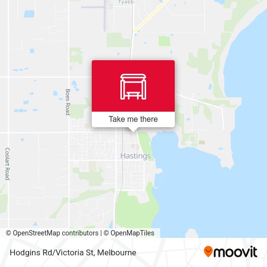Hodgins Rd/Victoria St map