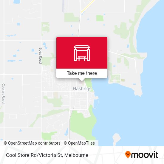 Cool Store Rd/Victoria St map
