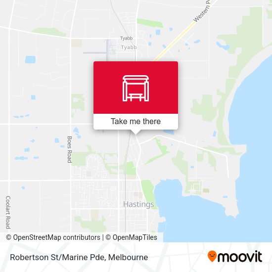 Robertson St/Marine Pde map