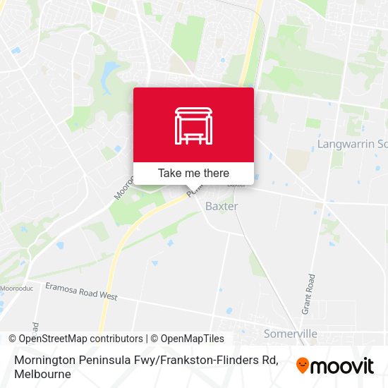 Mornington Peninsula Fwy / Frankston-Flinders Rd map