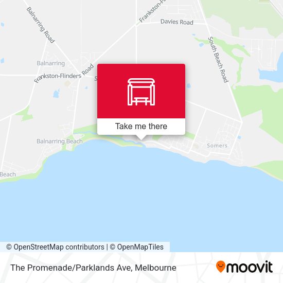 The Promenade/Parklands Ave map