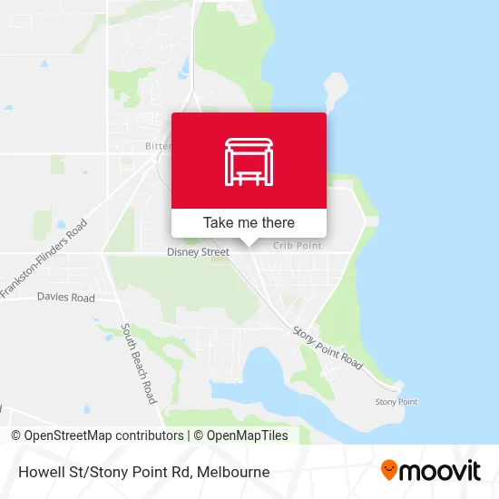 Mapa Howell St/Stony Point Rd