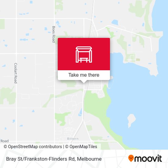 Bray St/Frankston-Flinders Rd map