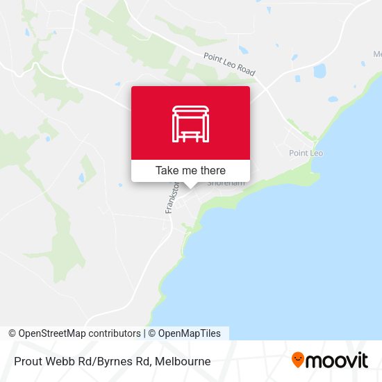 Prout Webb Rd/Byrnes Rd map