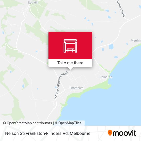 Nelson St / Frankston-Flinders Rd map