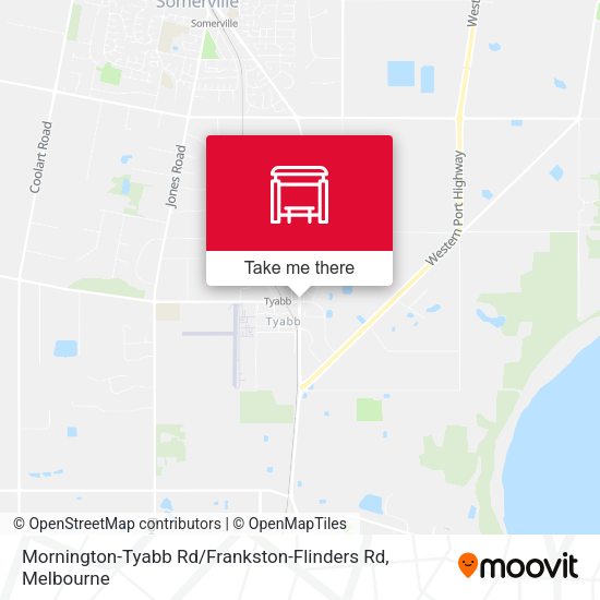 Mornington-Tyabb Rd / Frankston-Flinders Rd map