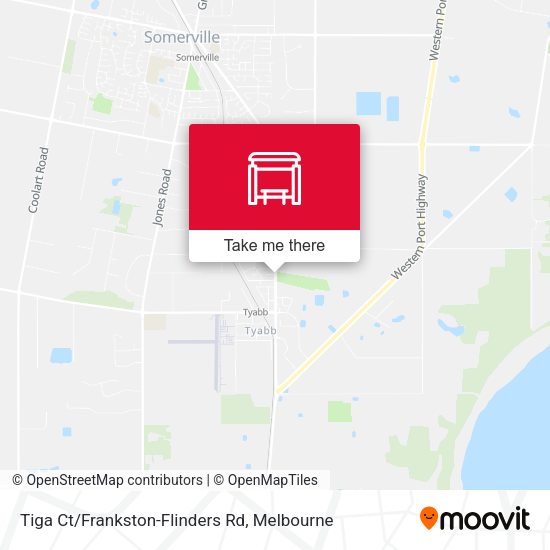 Tiga Ct/Frankston-Flinders Rd map