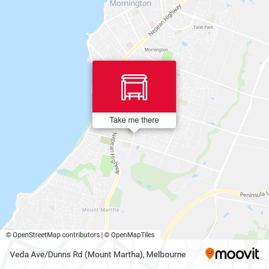 Veda Ave / Dunns Rd (Mount Martha) map