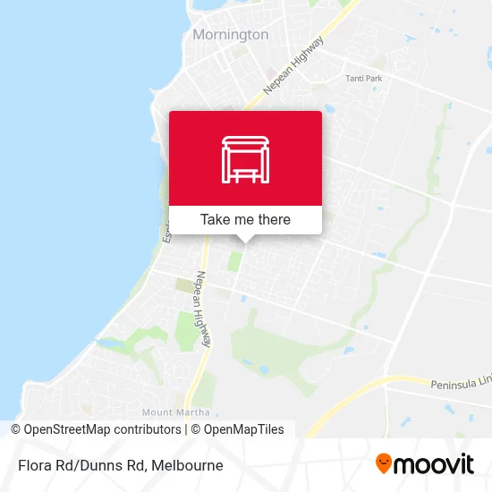 Mapa Flora Rd/Dunns Rd
