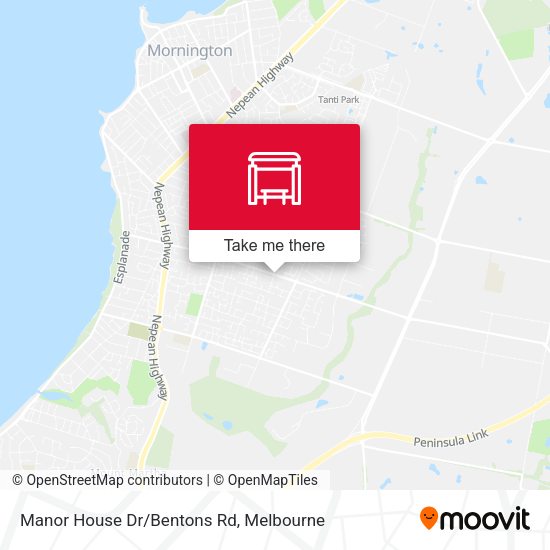 Manor House Dr/Bentons Rd map