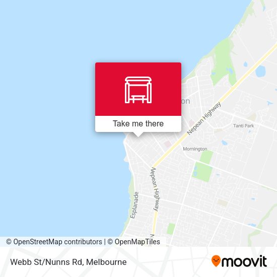 Webb St/Nunns Rd map
