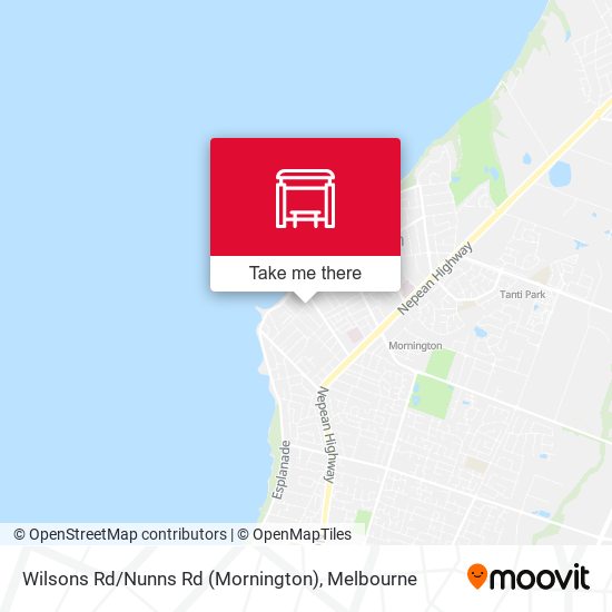 Wilsons Rd / Nunns Rd (Mornington) map