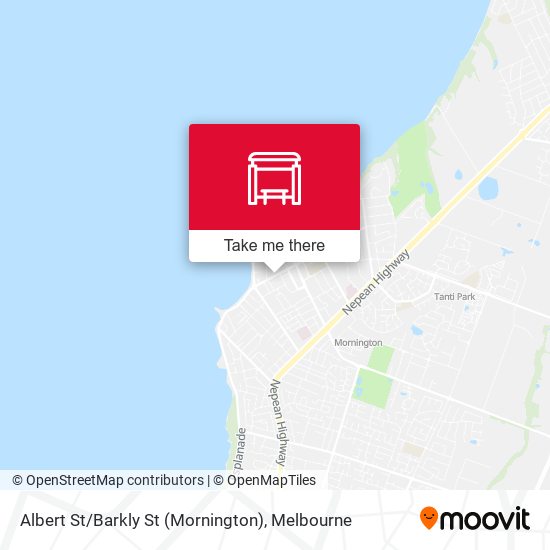 Albert St / Barkly St (Mornington) map