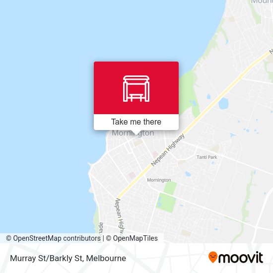 Murray St/Barkly St map