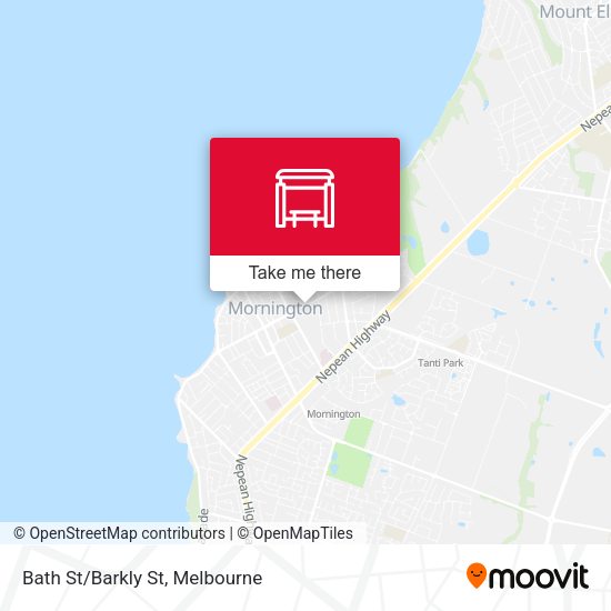 Bath St/Barkly St map