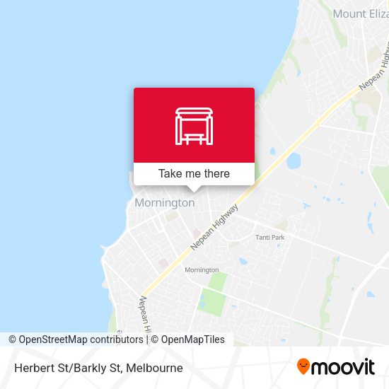 Herbert St/Barkly St map