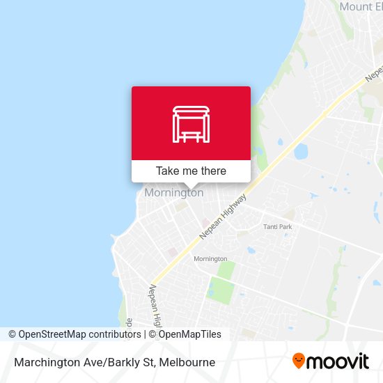 Marchington Ave/Barkly St map