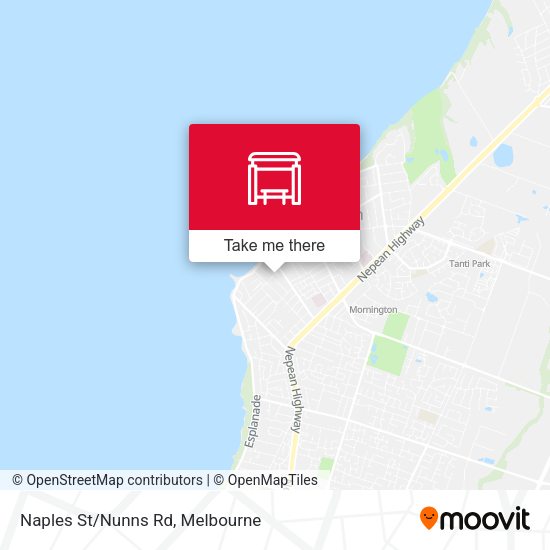 Naples St/Nunns Rd map