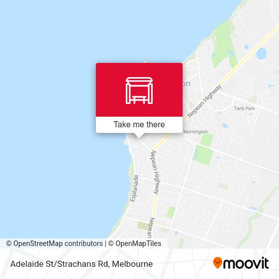 Adelaide St/Strachans Rd map