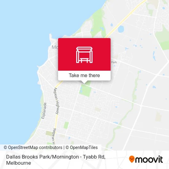 Dallas Brooks Park / Mornington - Tyabb Rd map