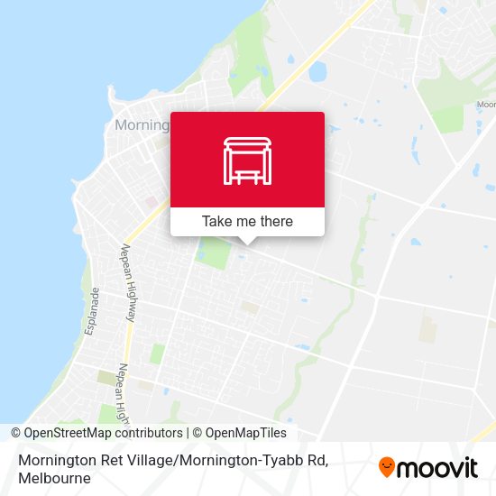 Mornington Ret Village / Mornington-Tyabb Rd map