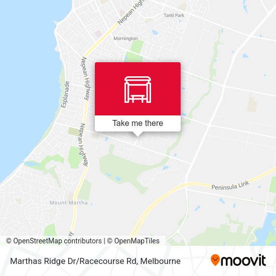 Marthas Ridge Dr/Racecourse Rd map