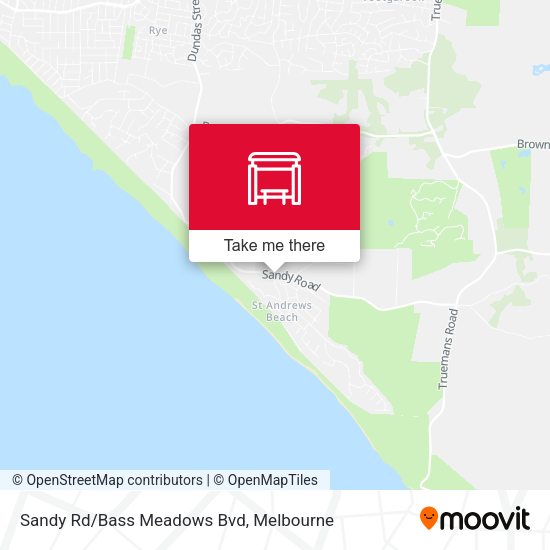 Sandy Rd/Bass Meadows Bvd map