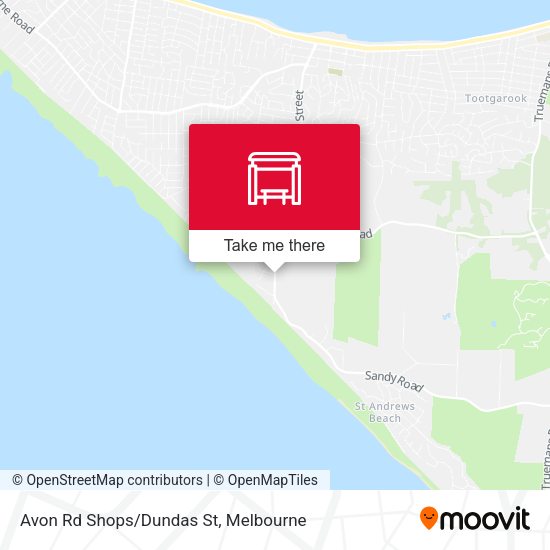 Avon Rd Shops/Dundas St map